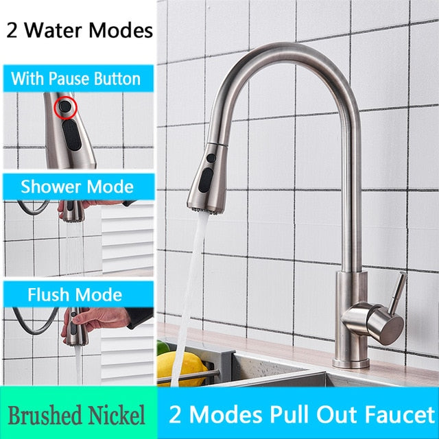 Kitchen Sink Mixer Faucet Sprayer