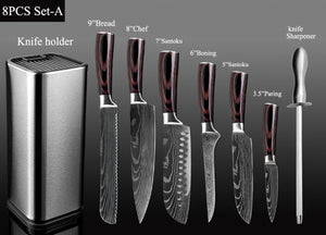 Kitchen Chef Knife 4-8PCS Set